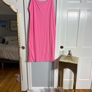 Pink Sleeveless Dress
